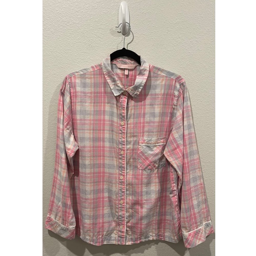 VICTORIA'S SECRET Pink Plaid Pajama Set